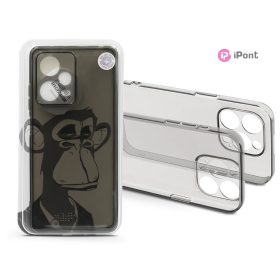   Haffner Gray Monkey szilikon tok - Xiaomi Redmi Note 12 Pro+ 5G - átlátszó