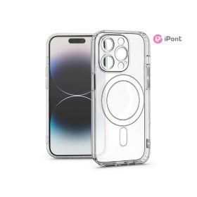   Haffner Frost Mag Cover kameravédős szilikon tok - Apple iPhone 14 Pro - átlátszó
