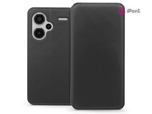 Dual Pocket Flip bőrtok - Xiaomi Redmi Note 13 Pro+ - fekete