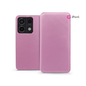   Haffner Dual Pocket Flip oldalra nyíló tok - Xiaomi Redmi Note 13 Pro 5G/Poco X6 5G - pink