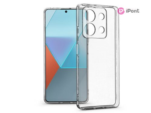 Xiaomi Redmi Note 13 Pro 5G/Poco X6 5G szilikon hátlap kameravédővel - Premium  Clear Case Box - átlátszó