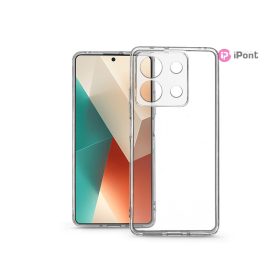   Haffner Clear Case kameravédős szilikon tok - Xiaomi Redmi Note 13 4G - átlátszó