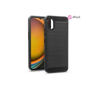   Haffner Carbon szilikon tok - Samsung SM-G556B Galaxy Xcover 7 - fekete