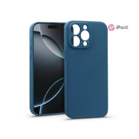 Haffner Matt szilikon tok - Apple iPhone 16 Pro Max - kék