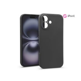 Haffner Soft szilikon tok - Apple iPhone 16 - fekete
