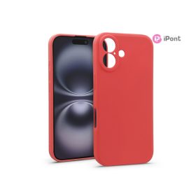 Haffner Soft szilikon tok - Apple iPhone 16 - piros