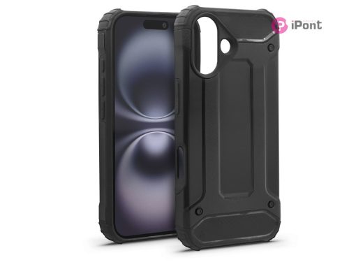 Haffner Armor ütésálló tok - Apple iPhone 16 - fekete