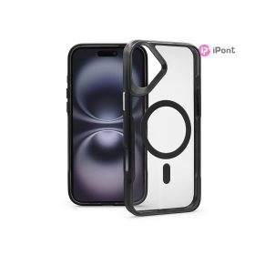   Haffner Ergofit Newzone Magsafe szilikon tok - Apple iPhone 16 Plus - fekete/átlátszó