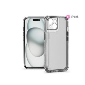   Haffner Matrix Clear kameravédős szilikon tok - Apple iPhone 15 - átlátszó