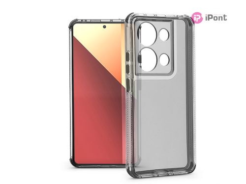 Haffner Matrix Clear kameravédős szilikon tok - Xiaomi Redmi Note 13 Pro 4G/PocoM6 Pro - átlátszó