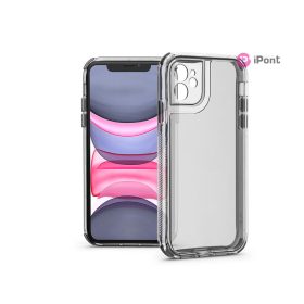   Haffner Matrix Clear kameravédős szilikon tok - Apple iPhone 11 - átlátszó