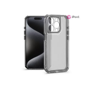   Haffner Matrix Clear kameravédős szilikon tok - Apple iPhone 15 Pro - átlátszó
