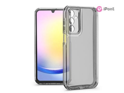 Haffner Matrix Clear kameravédős szilikon tok - Samsung SM-A256 Galaxy A25 5G - átlátszó