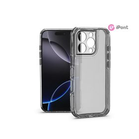   Haffner Matrix Clear kameravédős szilikon tok - Apple iPhone 16 Pro - átlátszó