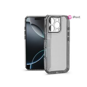   Haffner Matrix Clear kameravédős szilikon tok - Apple iPhone 16 Pro Max - átlátszó