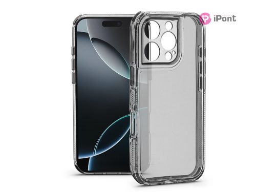 Haffner Matrix Clear kameravédős szilikon tok - Apple iPhone 16 Pro Max -       átlátszó