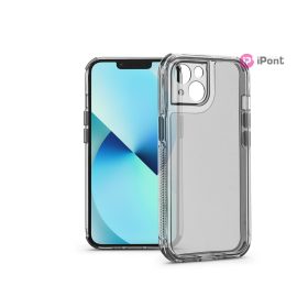   Haffner Matrix Clear kameravédős szilikon tok - Apple iPhone 13 - átlátszó