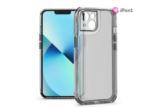 Haffner Matrix Clear kameravédős szilikon tok - Apple iPhone 13 - átlátszó