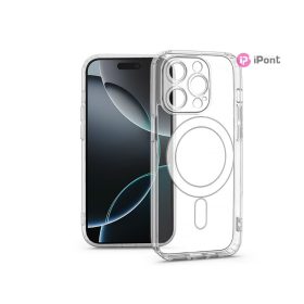   Haffner Clear Mag Cover kameravédős szilikon tok - Apple iPhone 16 Pro Max - átlátszó