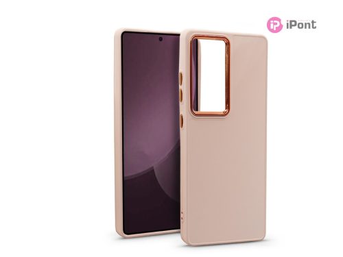 Haffner Frame szilikon tok - Samsung SM-S938 Galaxy S25 Ultra - pink