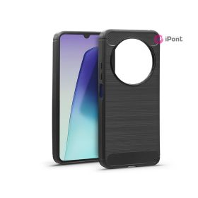 Haffner Carbon szilikon tok - Xiaomi Redmi 14C - fekete