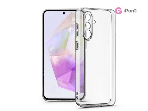 Haffner Clear Case kameravédős szilikon tok - Samsung SM-A366 Galaxy A36 5G -   átlátszó