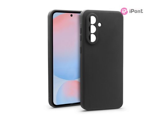 Haffner Matt szilikon tok - Samsung SM-A566 Galaxy A56 5G - fekete