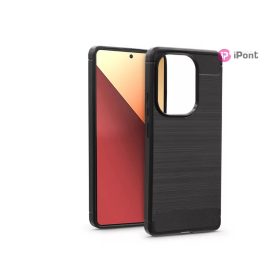   Haffner Carbon szilikon tok - Xiaomi Redmi Note 14 5G - fekete