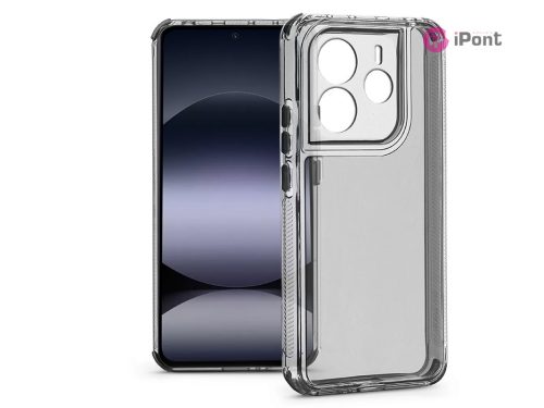 Haffner Matrix Clear kameravédős szilikon tok - Xiaomi Redmi Note 14 4G/Note 14 5G - átlátszó