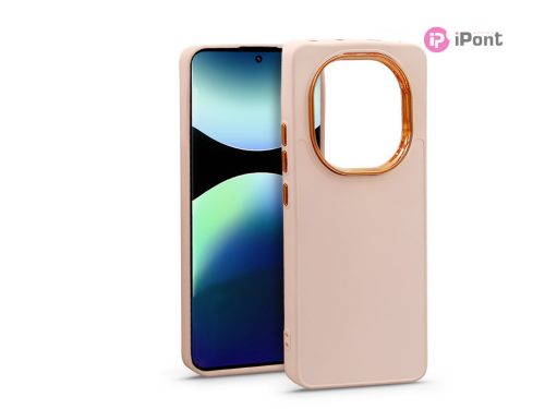 Haffner Frame szilikon tok - Xiaomi Redmi Note 14 Pro 5G/Note 14 Pro+ 5G - pink