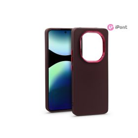   Haffner Frame szilikon tok - Xiaomi Redmi Note 14 Pro 5G/Note 14 Pro+ 5G - bíbor