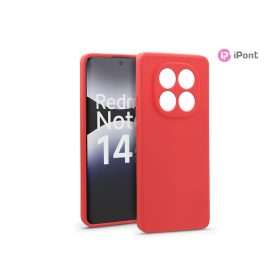   Haffner Soft szilikon tok - Xiaomi Redmi Note 14 Pro 5G - piros