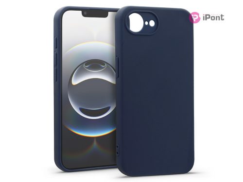Haffner Matt szilikon tok - Apple iPhone 16e - kék