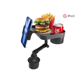   Haffner CP12 univerzális autós tálca pohártartóba - fekete