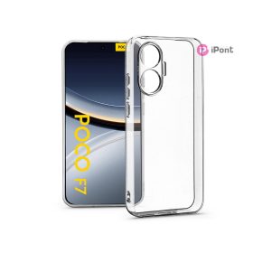   Haffner Clear Case kameravédős szilikon tok - Xiaomi Poco F7 5G/Redmi Turbo 4 Pro 5G - átlátszó