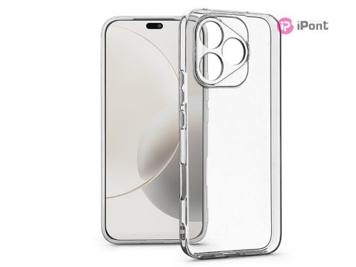 Haffner Clear Case kameravédős szilikon tok - Honor 400 Lite - átlátszó