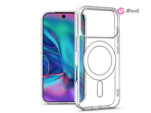 Haffner Clear Mag Cover szilikon tok - Apple iPhone 17 Pro Max - átlátszó