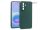 Haffner Matt szilikon tok - Samsung SM-A576B Galaxy A57 5G - sötét zöld