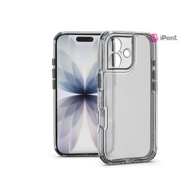   Haffner Matrix Clear kameravédős szilikon tok - Apple iPhone 17 - átlátszó