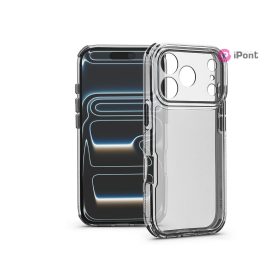   Haffner Matrix Clear kameravédős szilikon tok - Apple iPhone 17 Pro - átlátszó