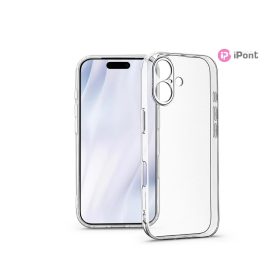   Haffner Clear Case kameravédős szilikon tok - Apple iPhone 17 - átlátszó