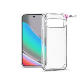   Haffner Anti Shock kamervédős szilikon tok - Google Pixel 10/10 Pro - átlátszó