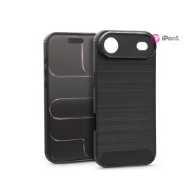 Haffner Carbon szilikon tok - Apple iPhone Air - fekete