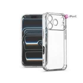   Haffner Anti Shock kamervédős szilikon tok - Apple iPhone 17 Pro - átlátszó
