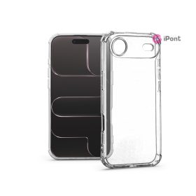   Haffner Anti Shock kamervédős szilikon tok - Apple iPhone Air - átlátszó