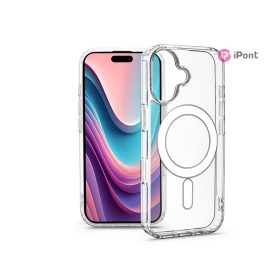   Haffner Anti Shock MagSafe szilikon tok - Apple iPhone 16 - átlátszó