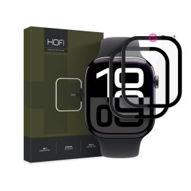   HOFI Hybrid Pro+ Glass - Apple Watch Series 10/11 (46 mm) üvegfólia - 2 db/cs - fekete