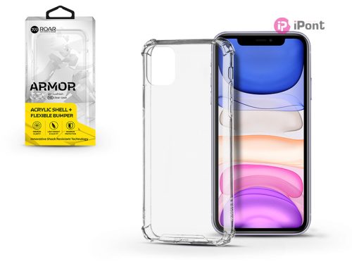 Apple iPhone 11 szilikon hátlap - Roar Armor Gel - átlátszó