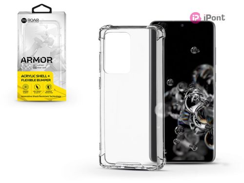 Samsung G988F Galaxy S20 Ultra szilikon hátlap - Roar Armor Gel - átlátszó