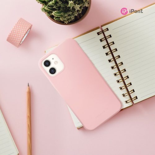 Roar Space szilikon tok - Apple iPhone 13 - pink